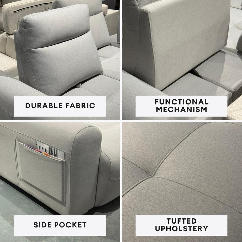 Astral Pushback L-Shape Sofa | 108-41