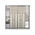 Diamond Anti-Jump Sliding Door Wardrobe