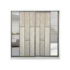Diamond Anti-Jump Sliding Door Wardrobe