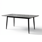 Elias 6s Sintered Stone Dining Table in Grey | 156-65