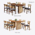 Sabrina 4/6s Rattan Dining Set | 156-76