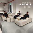 Sofi Arovale 6 Seater C-Shape Sofa | 108-36