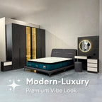 Prism Bedroom Set of 5 - 6/8x8ft | 142-41 + 131-32