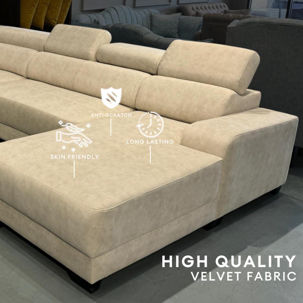 Sofi Arovale 6 Seater C-Shape Sofa | 108-36