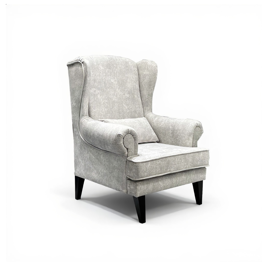Elton Velvet Wing Chair | 108-23