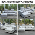 Herman 3 Seater L-Shape with extra Stools | 149-25