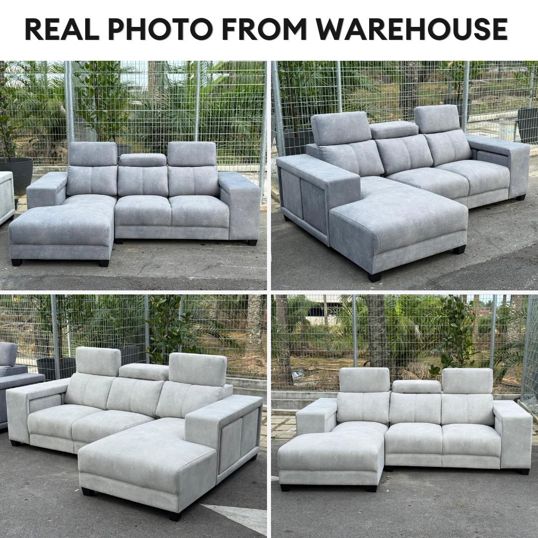 Herman 3 Seater L-Shape with extra Stools | 149-25