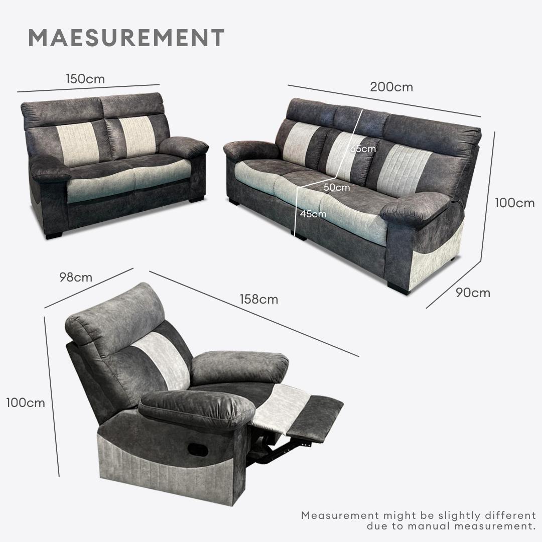 Maiden 1+2+3 Seaters Sofa Set | B156-55