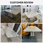 Vincent 8s Marble Dining Set | 71-17 + 126-05