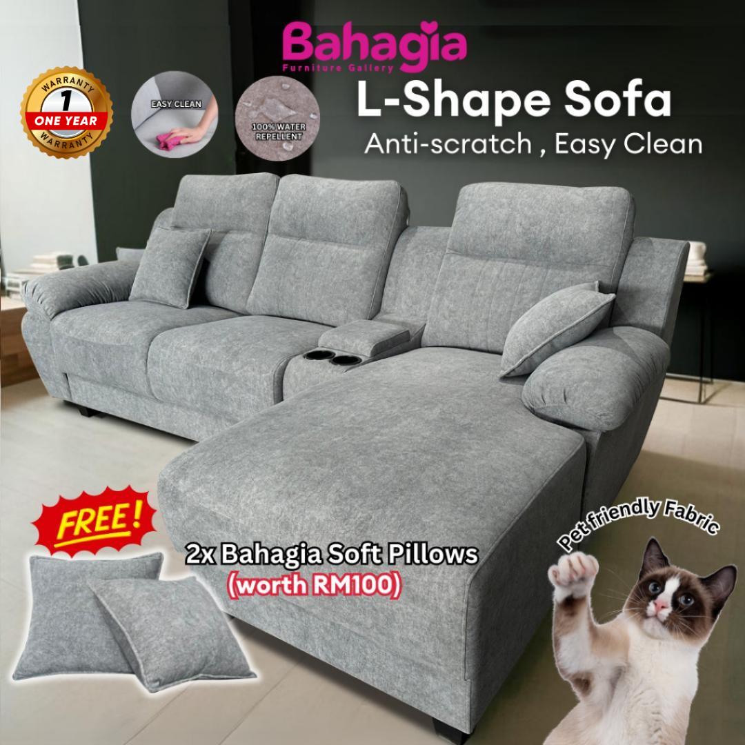 Aedy L Shape Sofa 3 Seaters | 149-06
