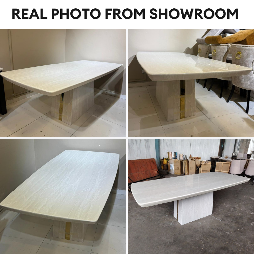 Norelle Marble Dining Table - 6/8s | 156-72