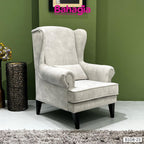 Elton Velvet Wing Chair | 108-23