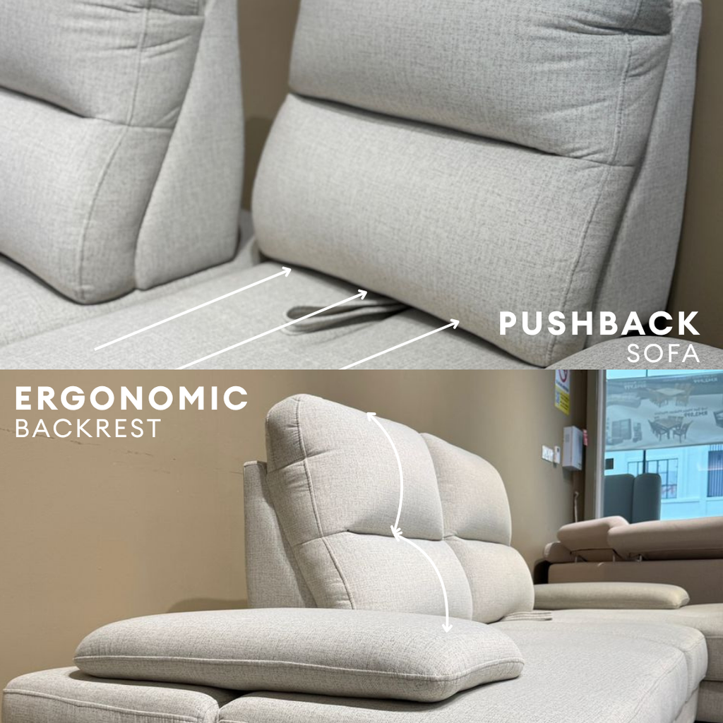 Colossus Pushback L-Shape Sofa | 165-02