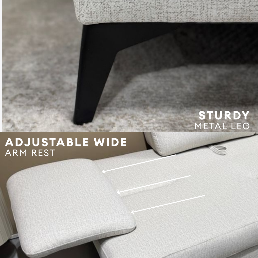 Colossus Pushback L-Shape Sofa | 165-02