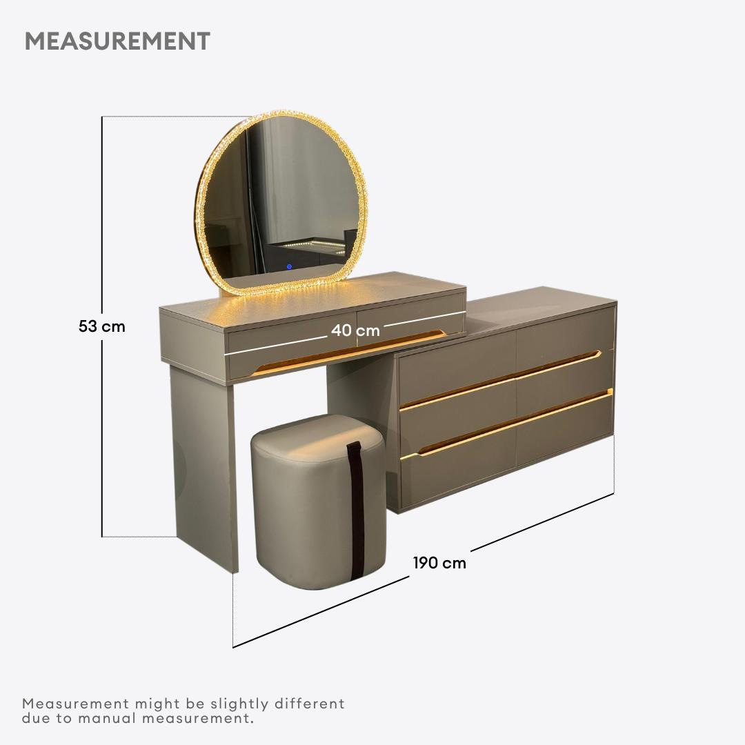 Golden Halo Dressing Table | CH-A71