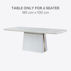 Norelle Marble Dining Table - 6/8s | 156-72
