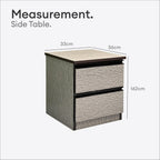 Milan Bedroom Set of 5 - 6/8x8ft | 142-62 + 140-03