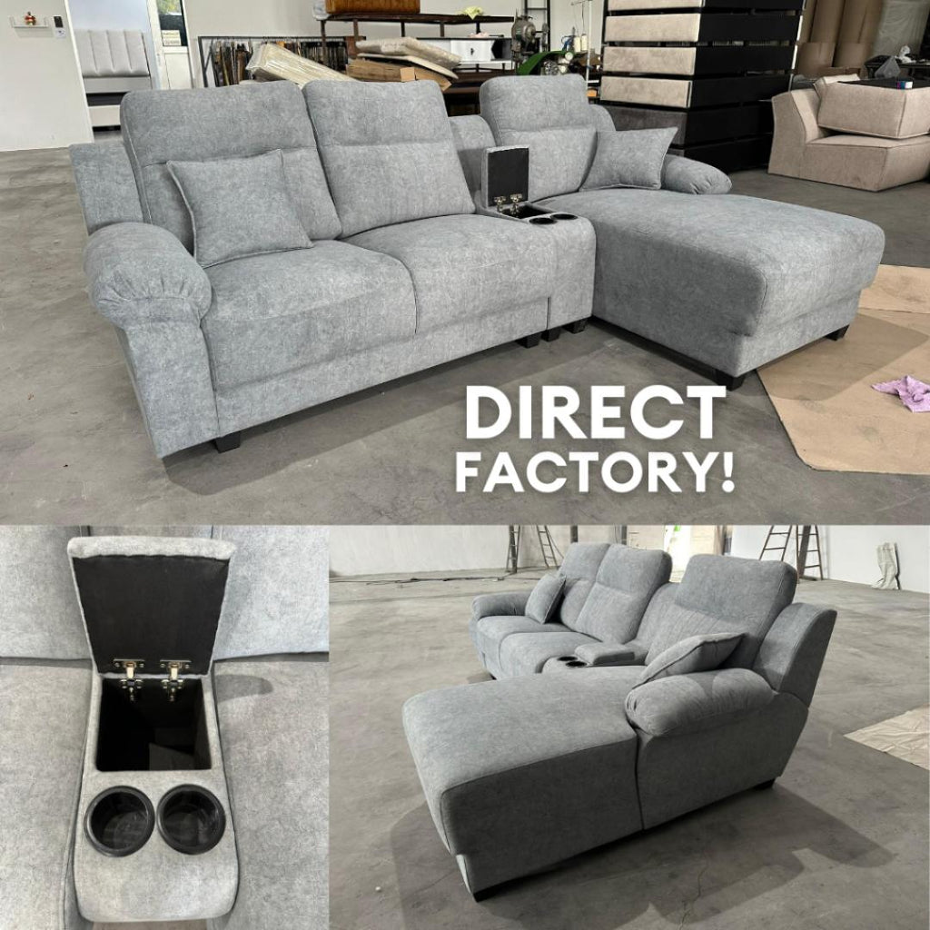 Aedy L Shape Sofa 3 Seaters | 149-06