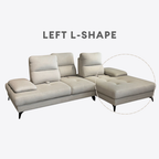 Colossus Pushback L-Shape Sofa | 165-02