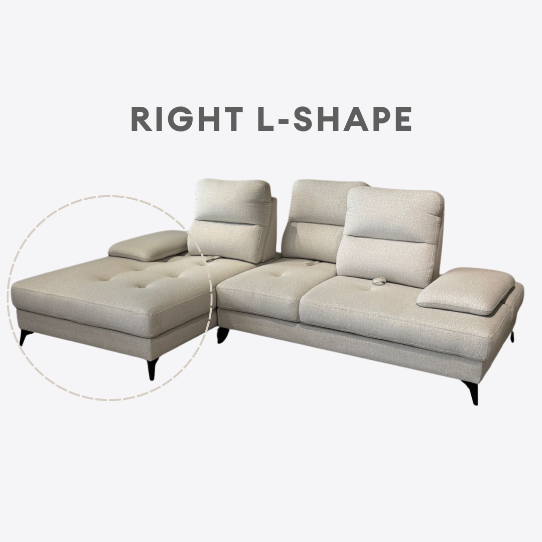 Colossus Pushback L-Shape Sofa | 165-02