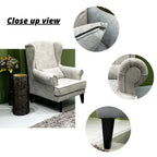 Elton Velvet Wing Chair | 108-23