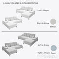 Dawson Pushback L-Shape Sofa | 149-12 / 149-13
