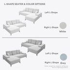 Dawson Pushback L-Shape Sofa | 149-12 / 149-13