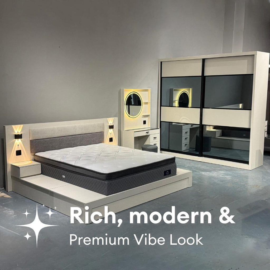 Japandi Luxe Tatami King/Queen Bedframe | 131-22