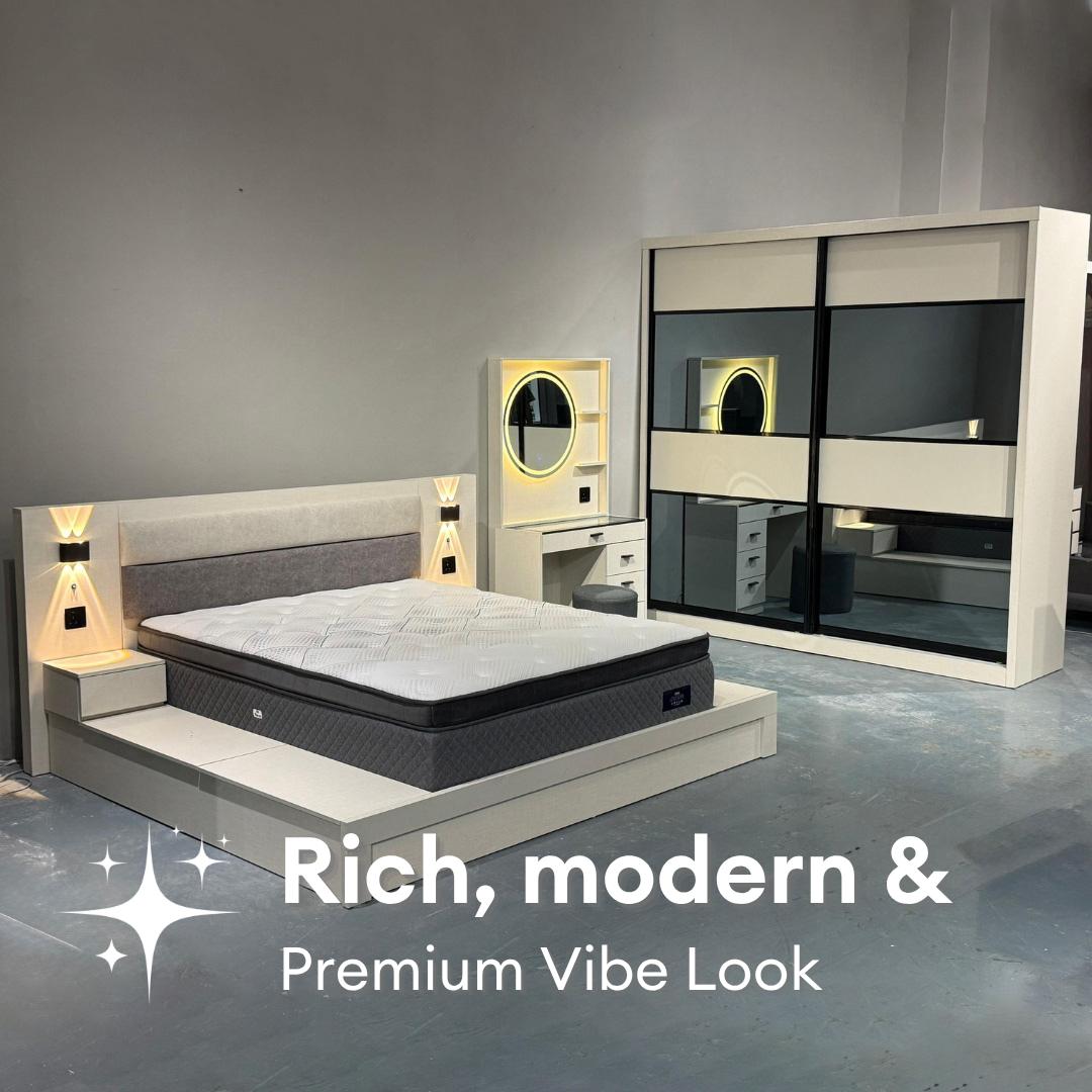 Japandi Luxe Tatami King/Queen Bedframe | 131-22