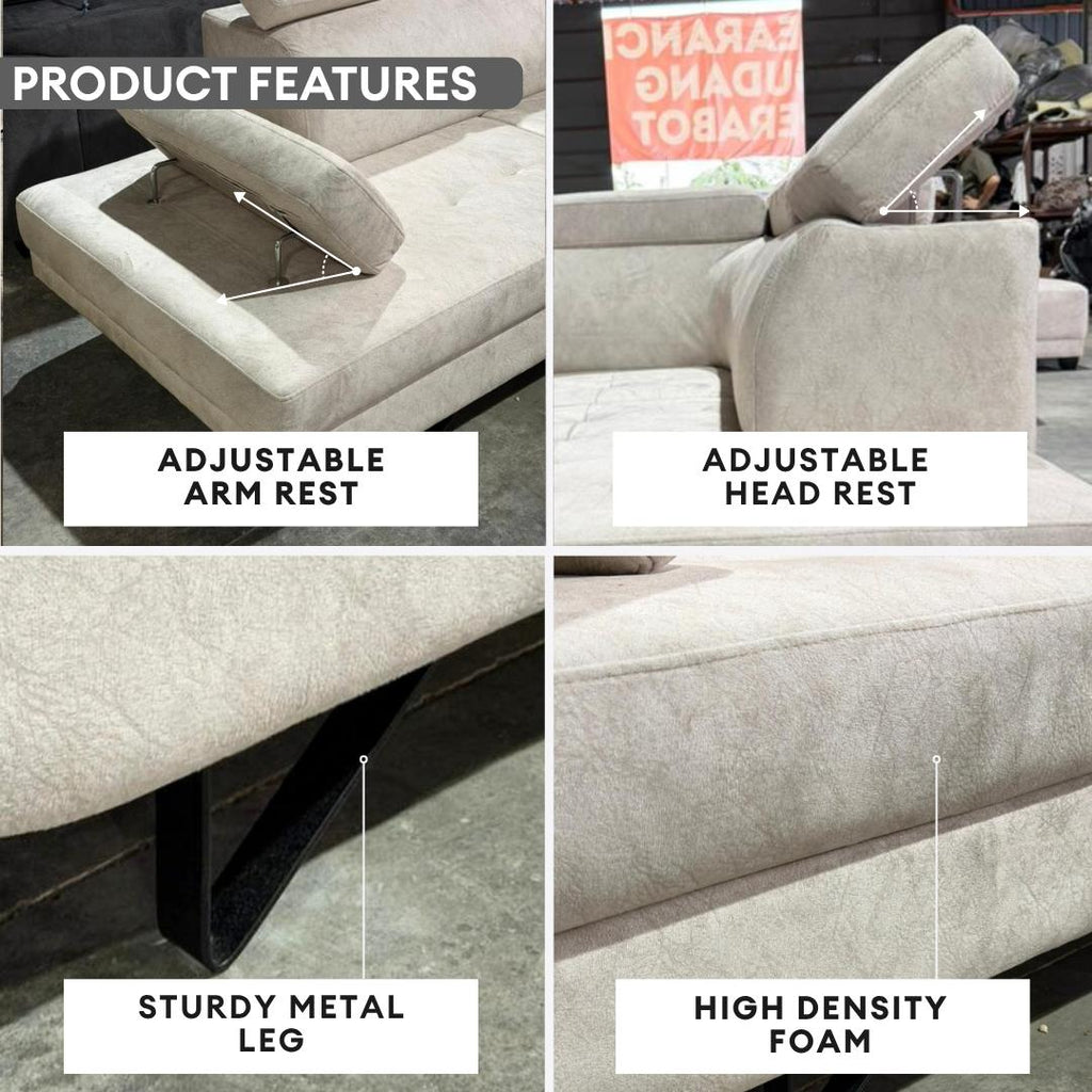 Harold 5 Seater Corner Sofa | 151-27 / 151-28