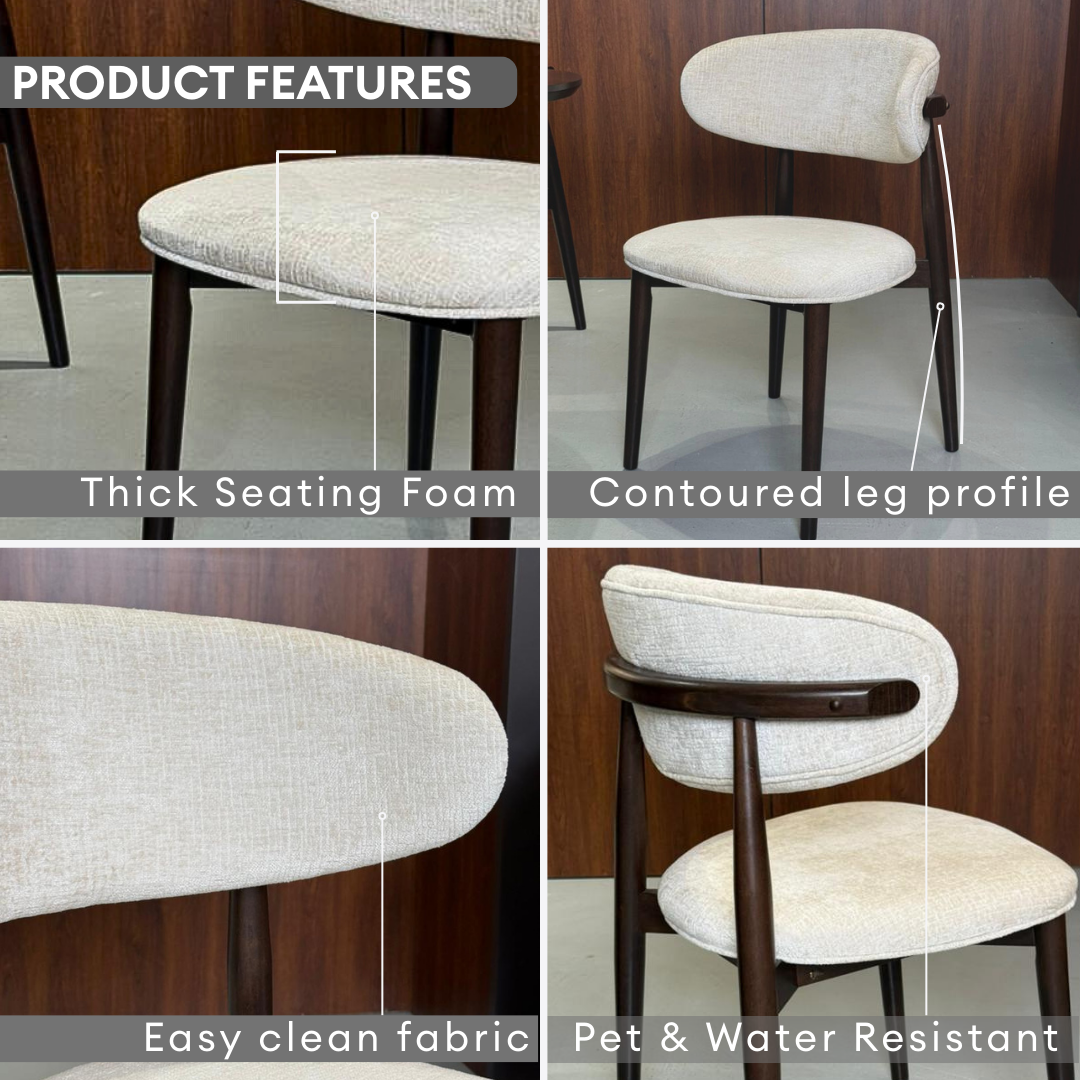 Wooden 4/6s Muji Dining Set | B 126-15