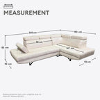 Harold 5 Seater Corner Sofa | 151-27 / 151-28