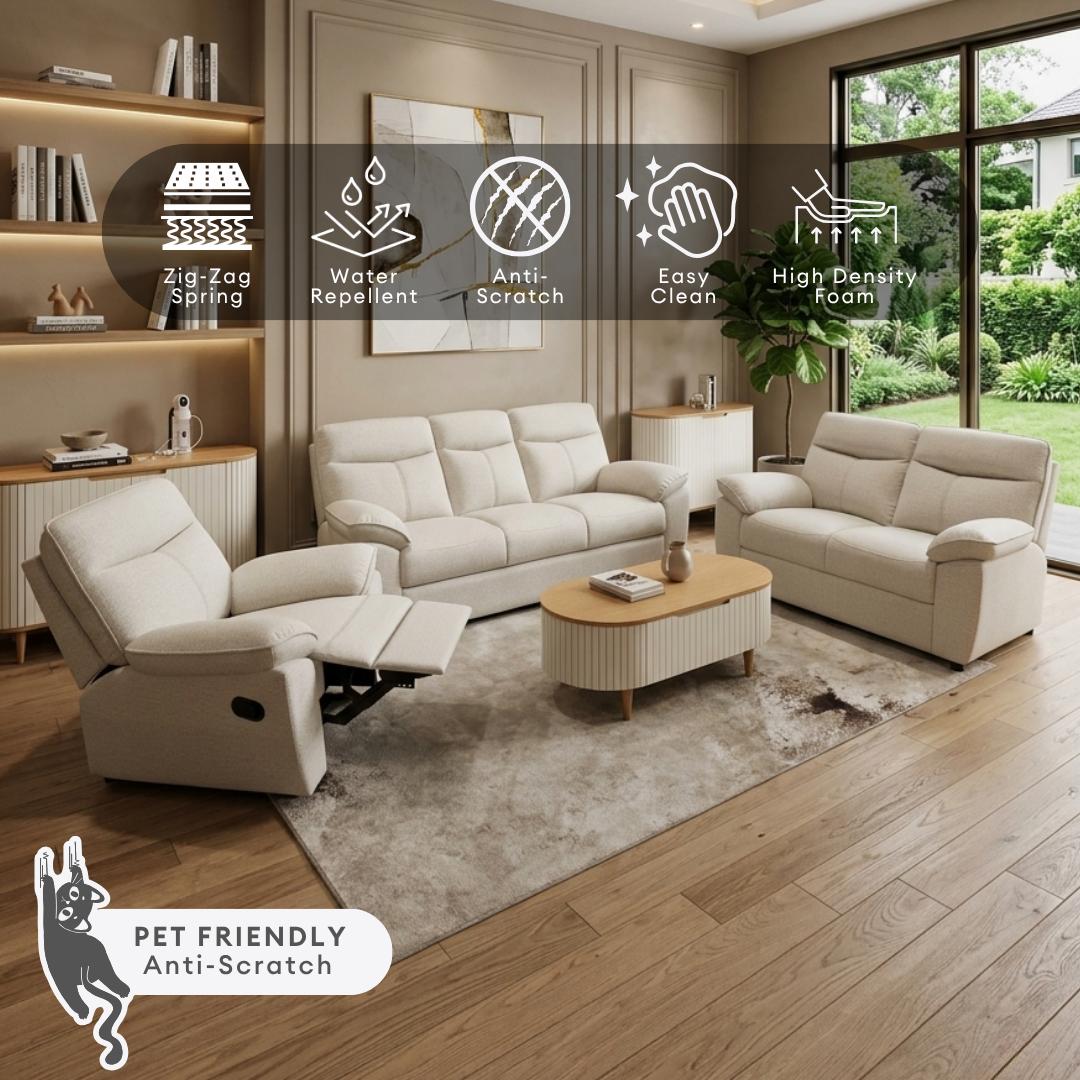 Morrison 1+2+3 Seaters Sofa Set | 165-05
