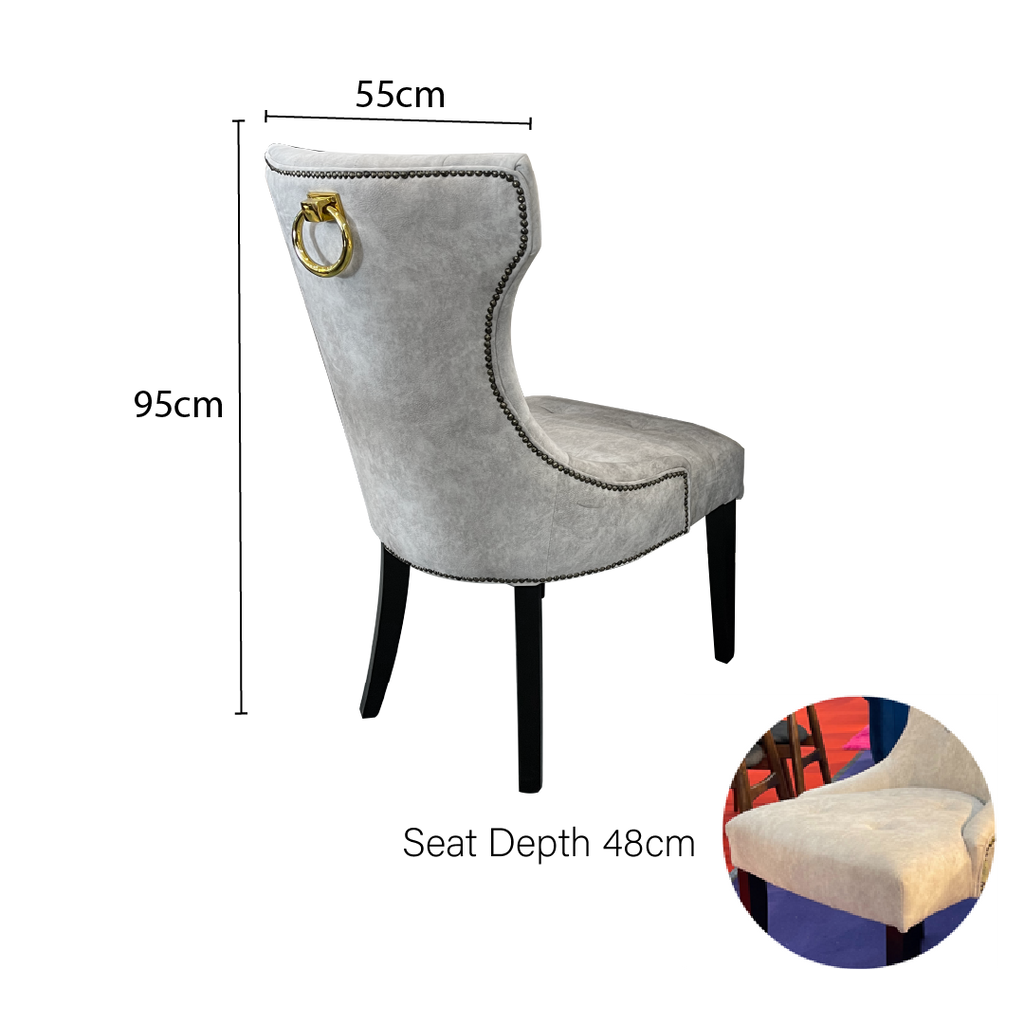 Snowsky Marble Dining set 1+8