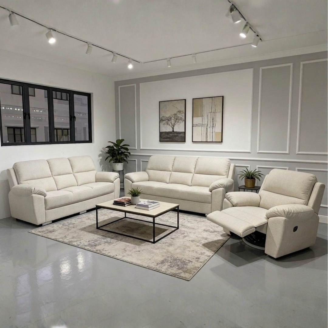 Kairo 1+2+3 Seaters Sofa - Recliner | 142-59