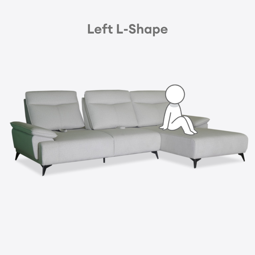 Sena Push Back L-Shape Sofa | 165-03