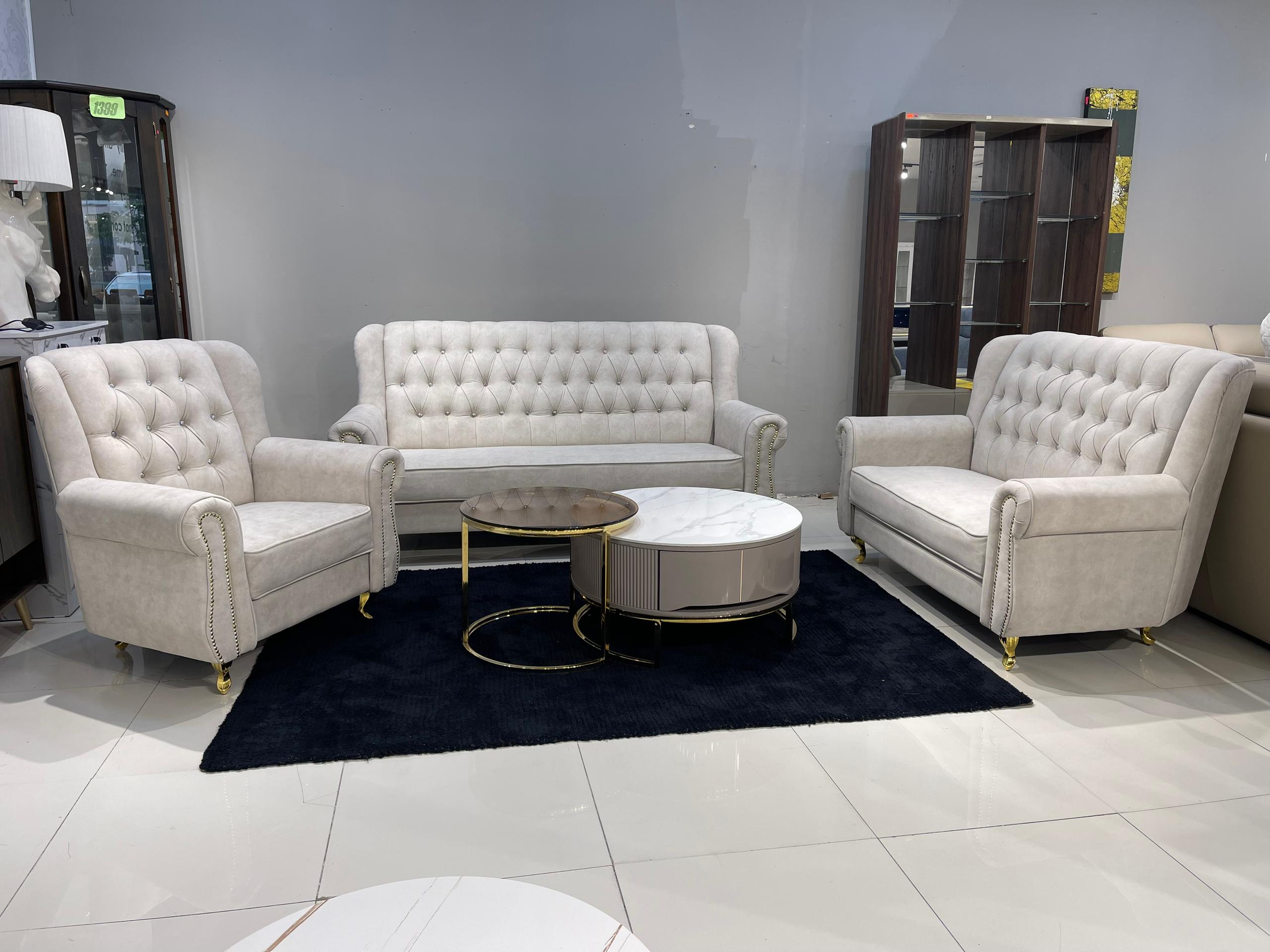 Paloma 2+3 Seaters Chesterfield Sofa Set | B 142-11