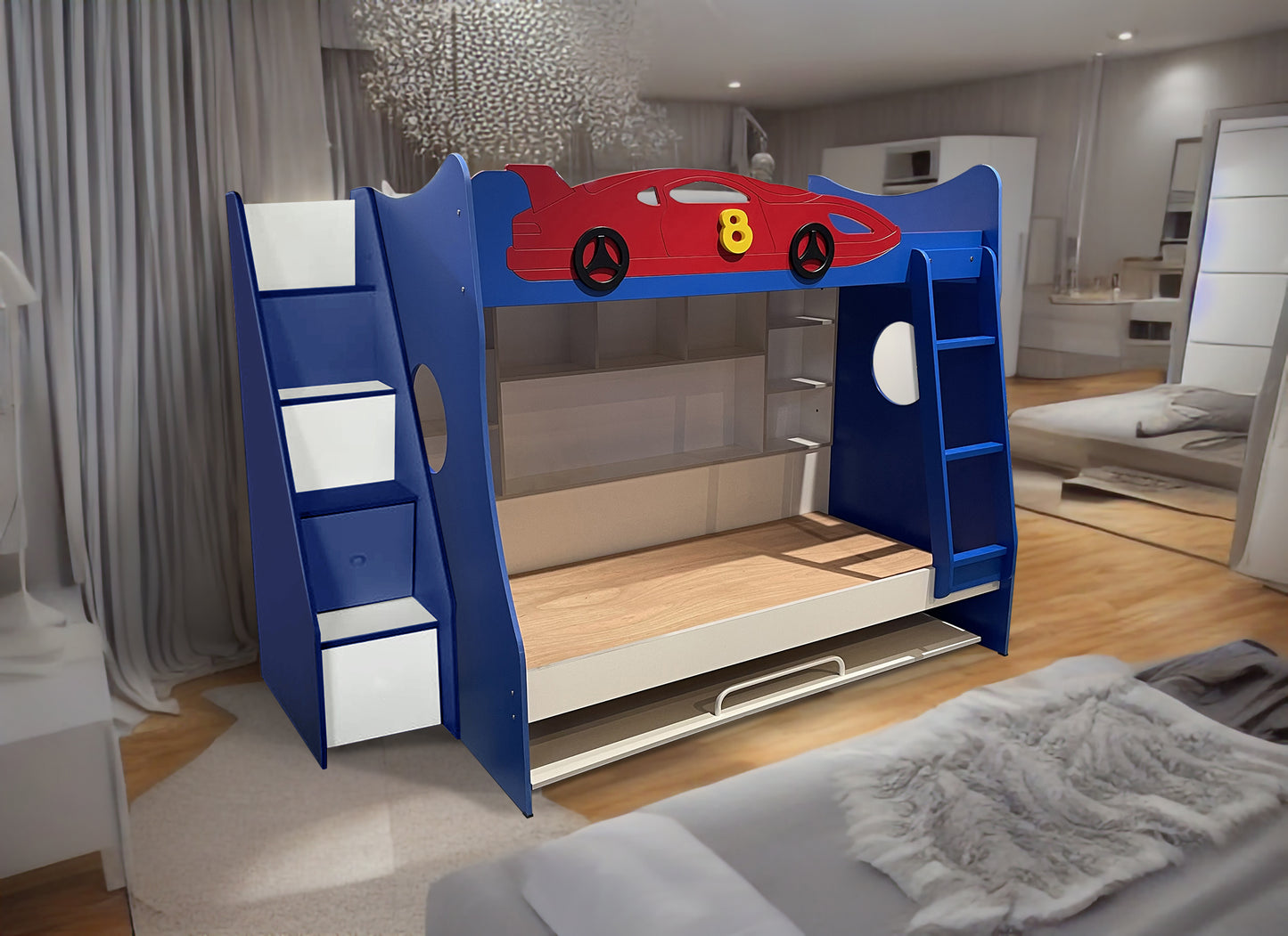 Children Set Double Decker Bedframe