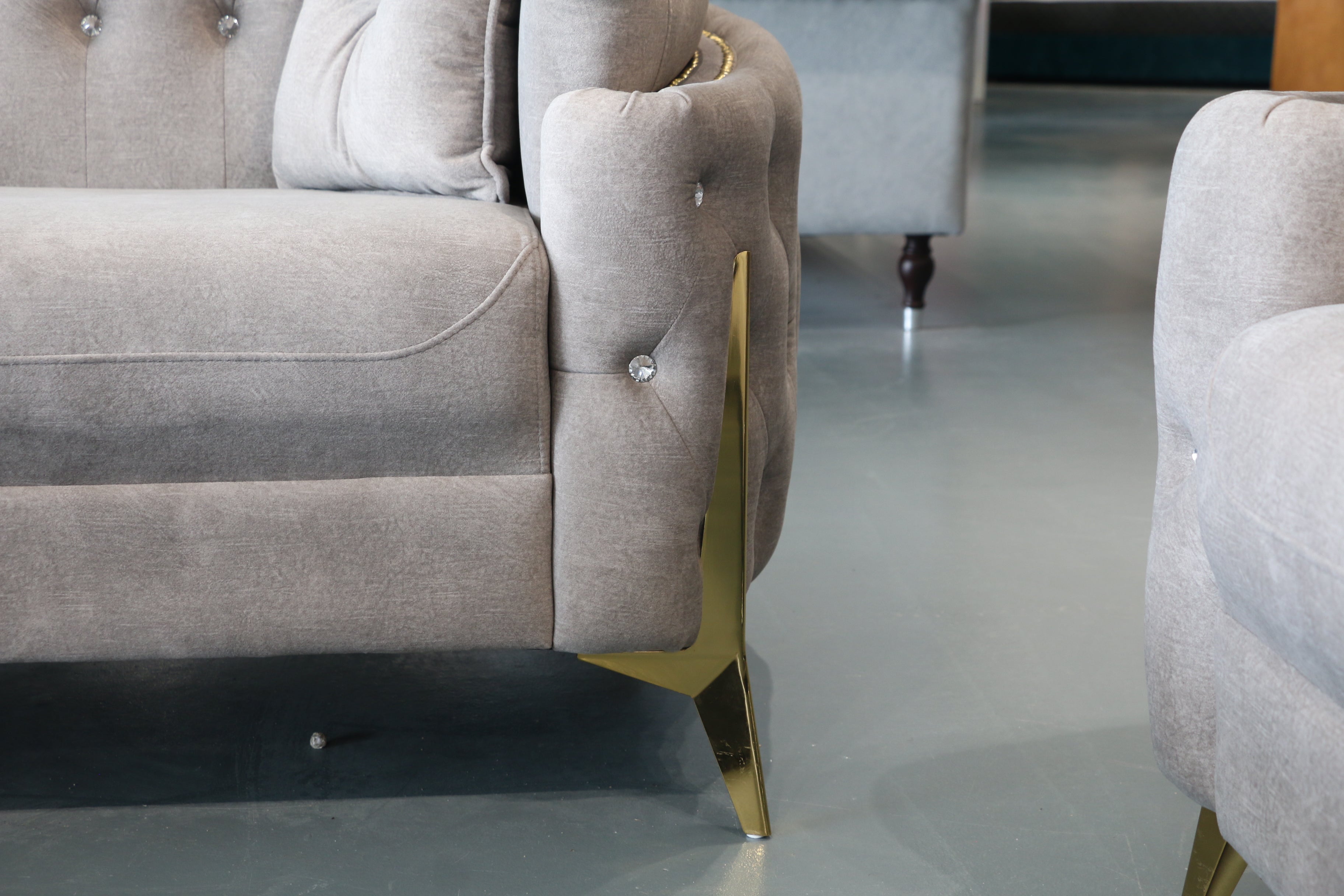 Miley 1+2+3 Seaters Sofa Set Chesterfield | 145-02