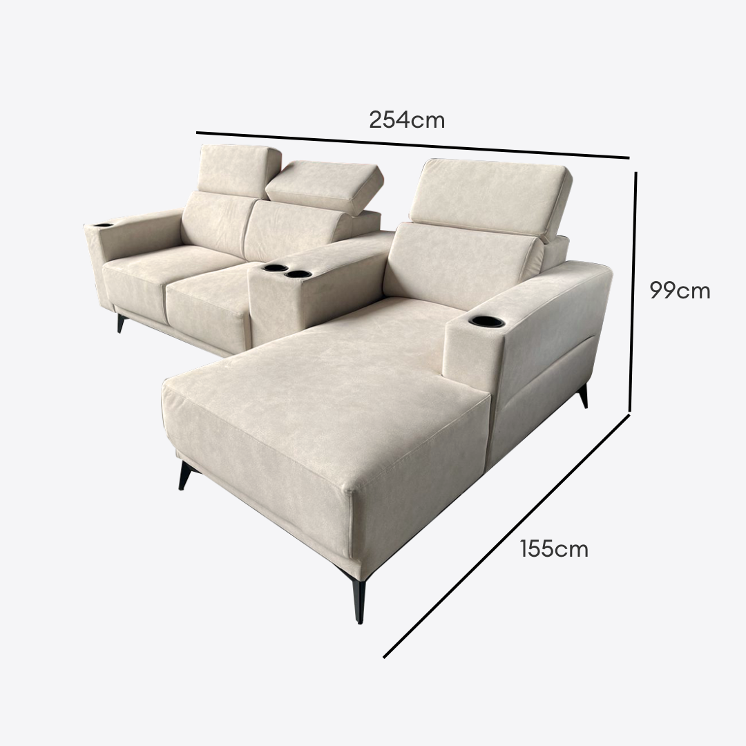 Terra 3 Seaters L-Shape Sofa