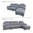 Haedy 3/4 Seaters L-Shape Sofa | 149-20 / 149-17