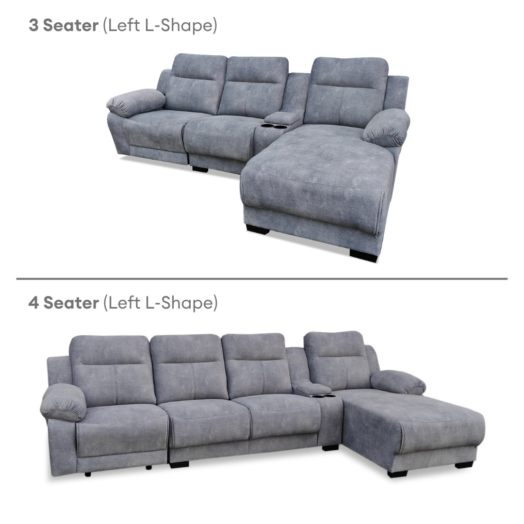 Haedy 3/4 Seaters L-Shape Sofa | 149-20 / 149-17
