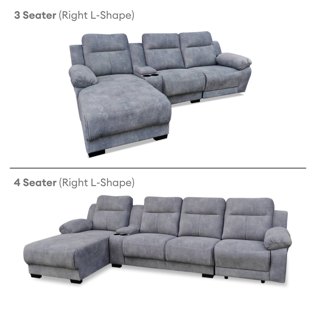 Haedy 3/4 Seaters L-Shape Sofa | 149-20 / 149-17