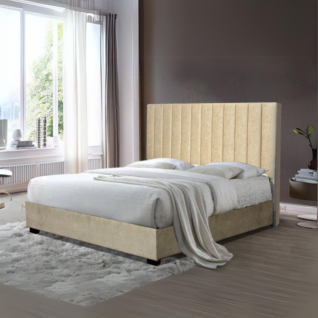 Shelly Velvet Fabric Bedframe