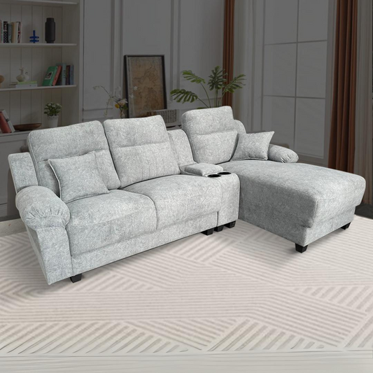 Aedy L Shape Sofa 3 Seaters