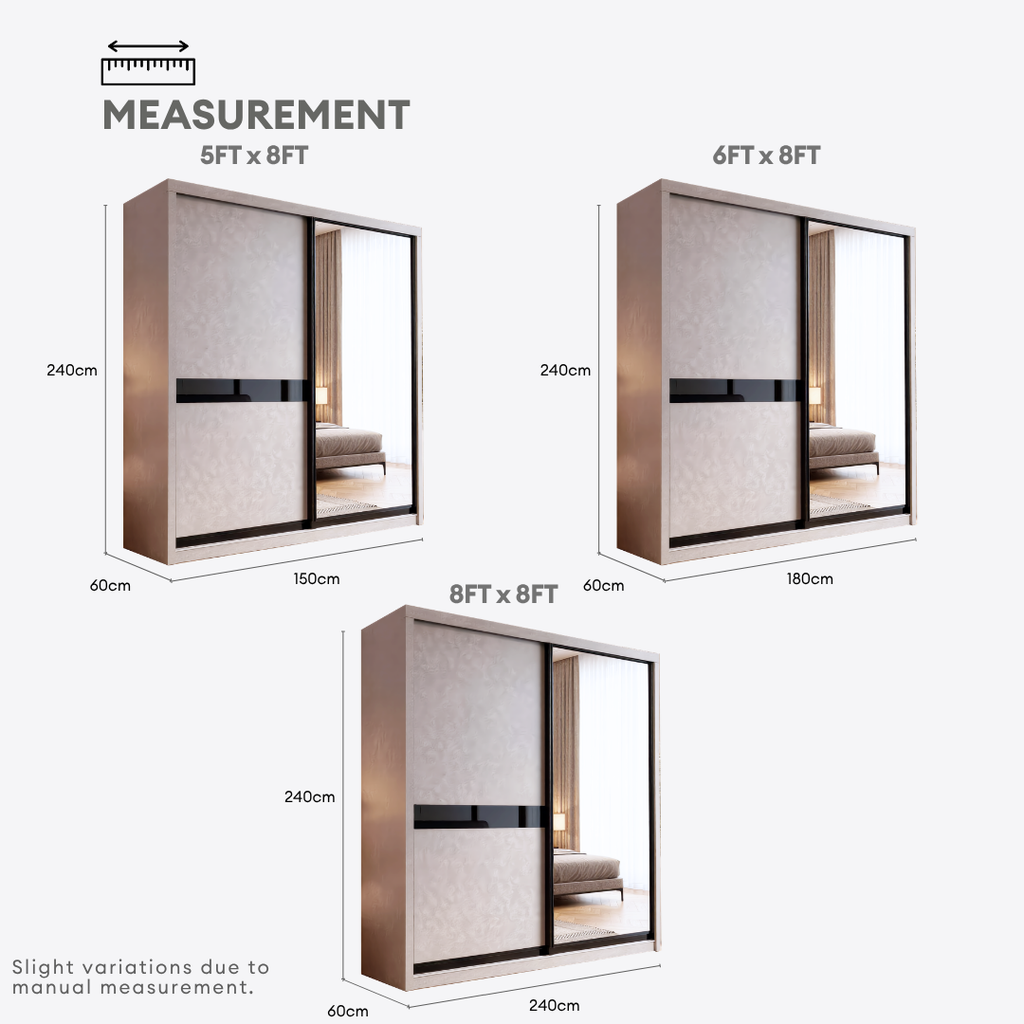 Primrose Bedroom Set of 5 - 6/8-8ft | 151-26 + 22-67