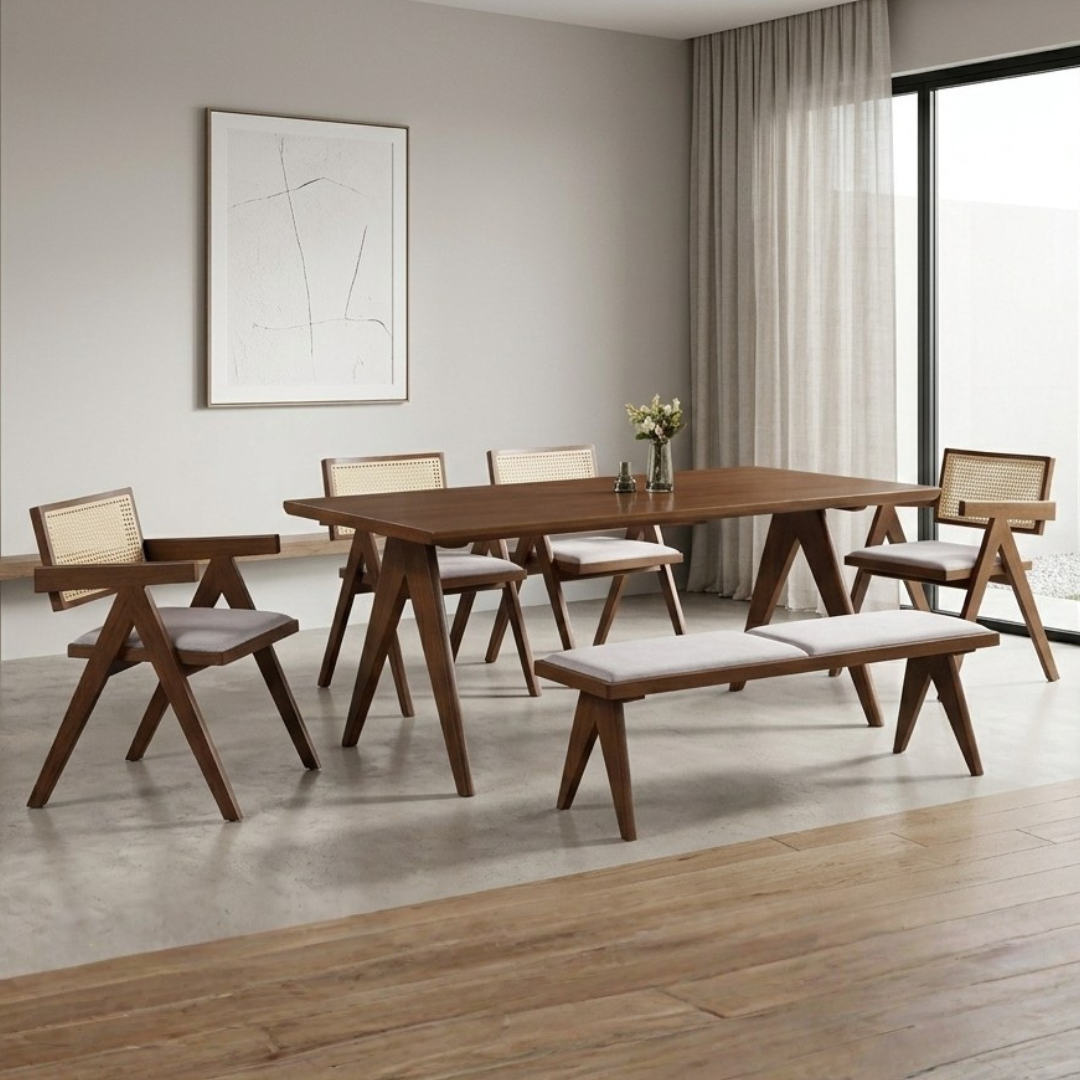 Crafts 4/6/8s Wooden Dining Set | 156-45