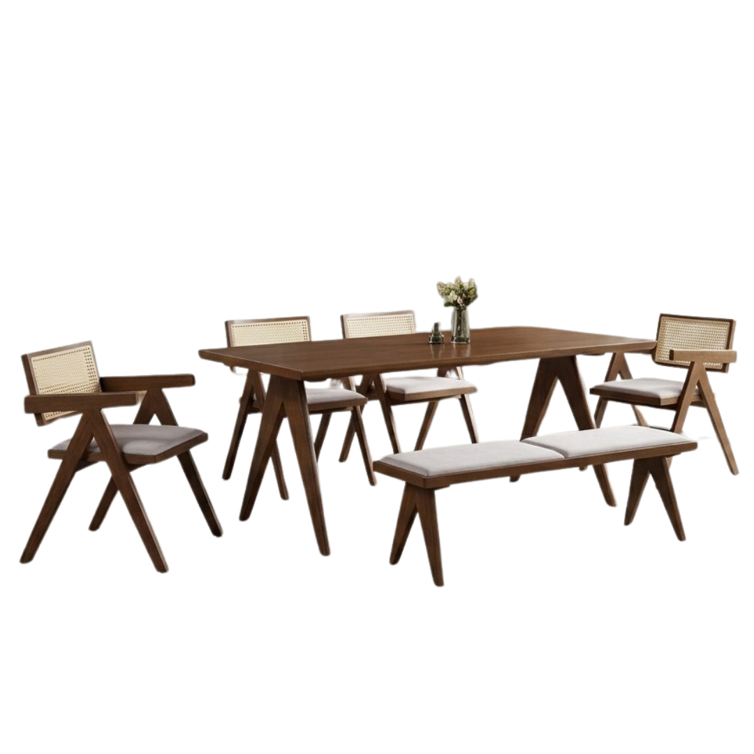 Crafts 4/6/8s Wooden Dining Set | 156-45