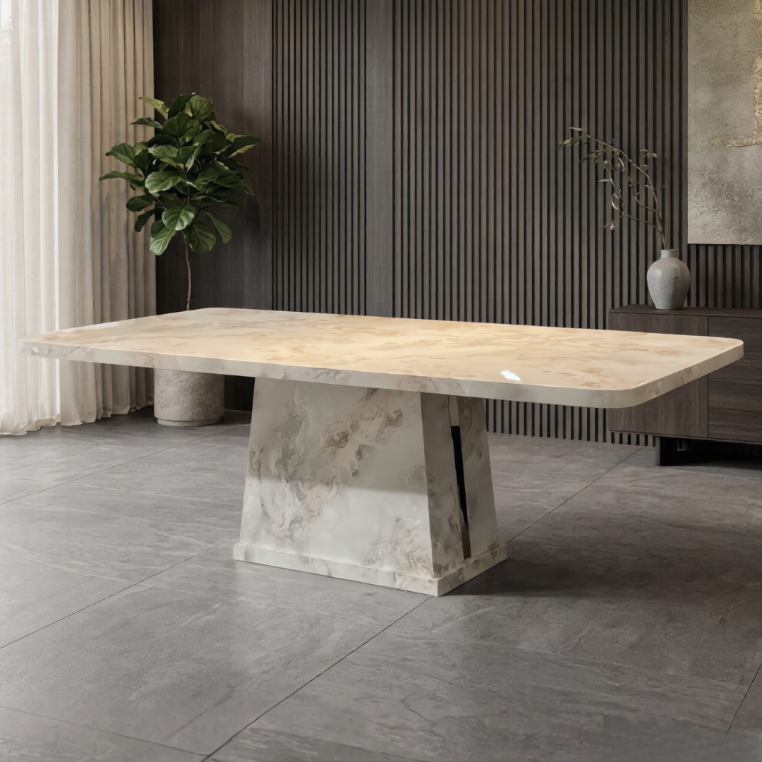 Leona Marble Dining Table - 6/8s | 71-17