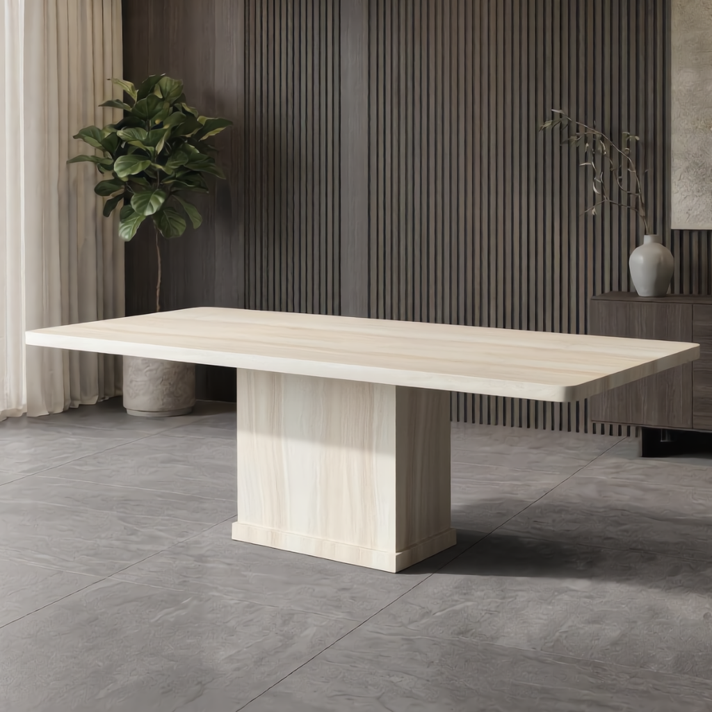 Yasmine Marble 6/8s Dining Table | 156-39